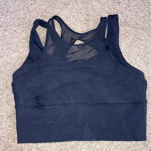 Lulu lemon crop top/long line sports bra!